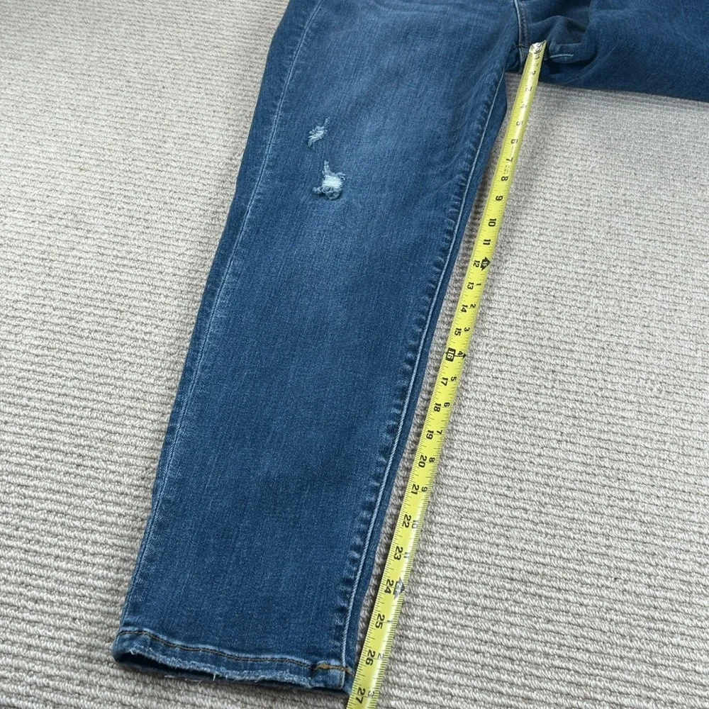 Judy Blue Boyfriend Slim Fit Jeans Womens 11/30-32 Distressed Boho Grunge Street